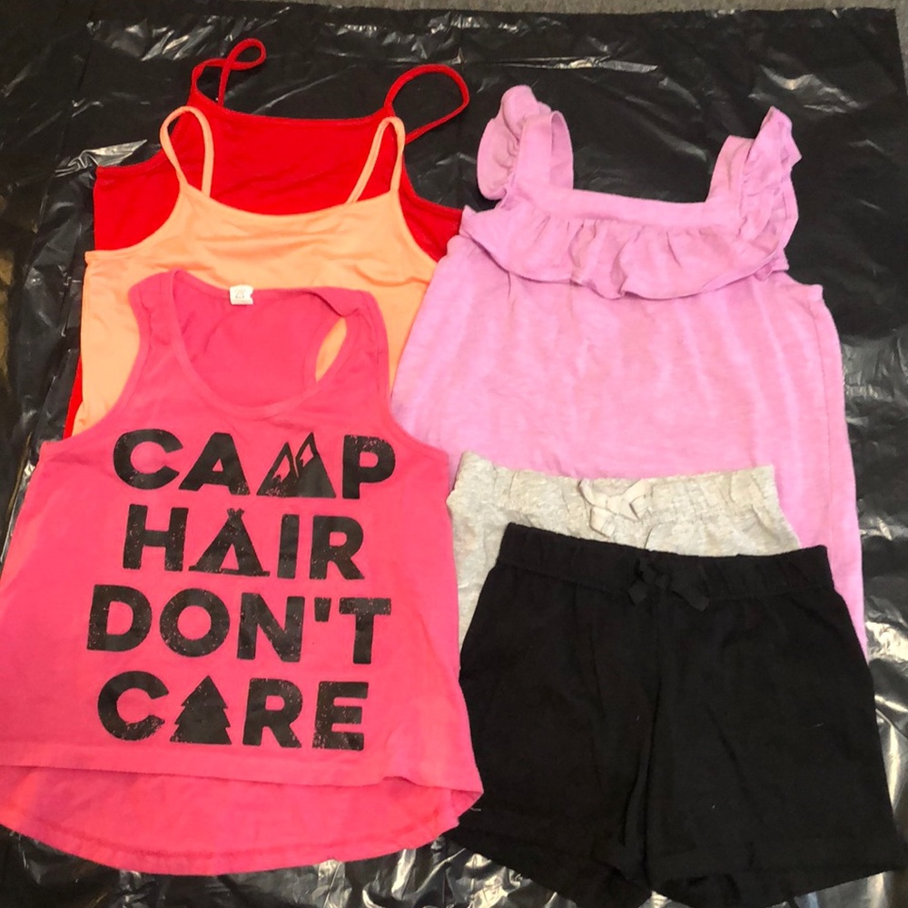 BULK BUY!! Girls tanks and shorts